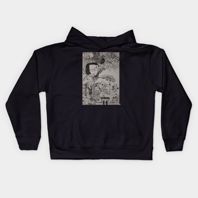 The Secret Dances of The Dreamers Kids Hoodie by MasterMug